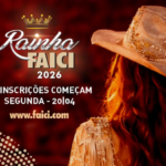 Estão abertas as inscrições para a Rainha FAICI 2026